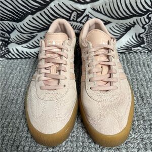 Adidas Women's Blush Sambas with Gum Sole